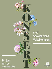 Konsert med Showskolens Vokalkompani